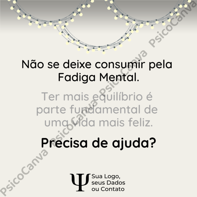 Carrossel 1-7 Fadiga Mental