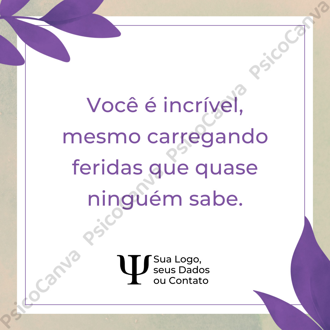 Feridas que ninguém vê