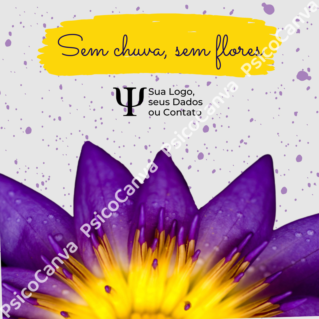 Sem chuva, sem flores